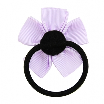 Boutique Grosgrain Ribbon Girl Bow Elastic Hair Tie Hair Band